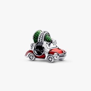 BNWT PANDORA Festive Car & Christmas Tree Charm